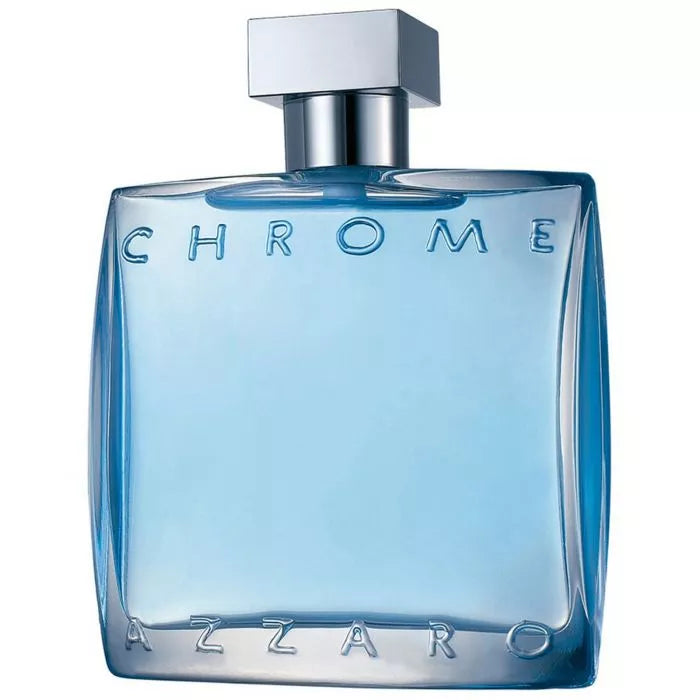 Azzaro Chrome Eau de Toilette – fresh men’s fragrance with citrus, aquatic, and green notes
