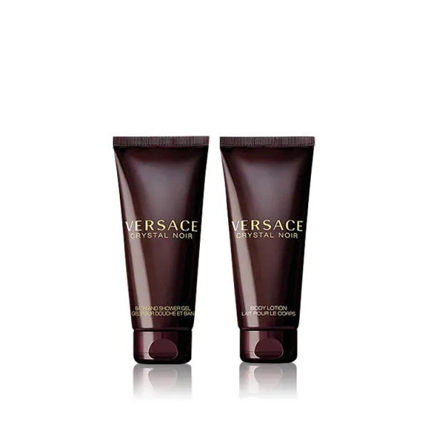 Versace Crystal Noir gift set – exotic white florals with spicy amber.
