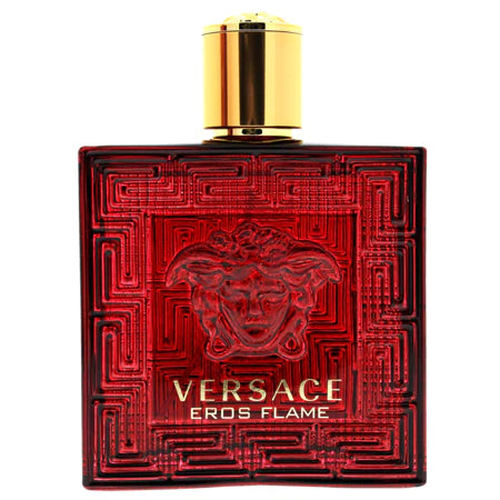 Versace Eros Eau de Parfum spray with fresh mint, green apple, and tonka bean.
