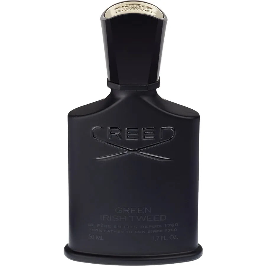 Green Irish Tweed Eau de Parfum Spray - Fresh, woody fragrance for men in an elegant bottle.
