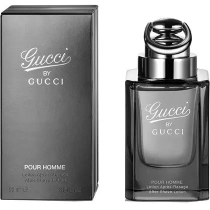 Gucci By Gucci Pour Homme with fresh woody and aromatic notes, perfect for confident men.
