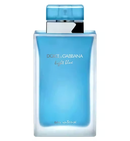 Dolce & Gabbana Light Blue Eau Intense – fresh aquatic women’s perfume with lemon and jasmine
