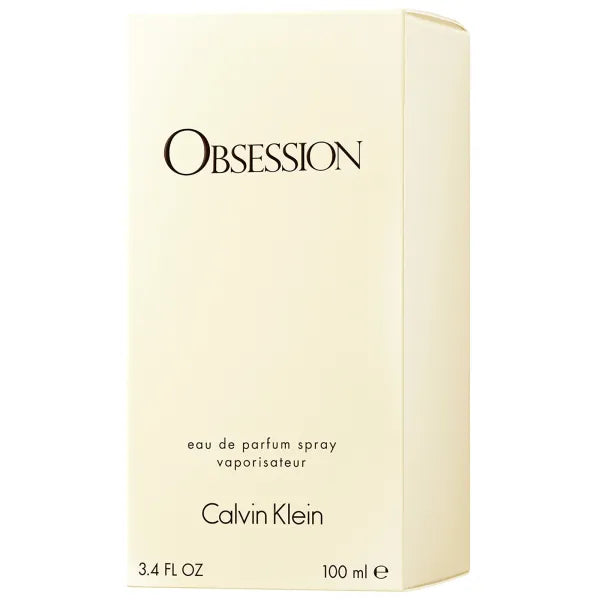 Calvin Klein Obsession – iconic oriental women's perfume with spice, amber, and vanilla
