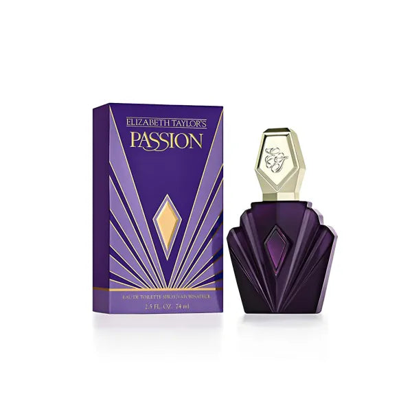 Passion Eau de Toilette spray – intense and vibrant fragrance with floral and oriental tones
