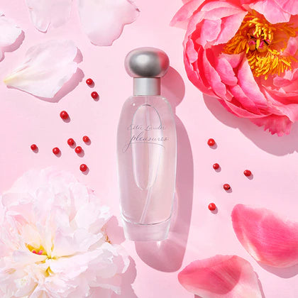 Pleasures Eau de Parfum Spray – light and fresh floral scent for women
