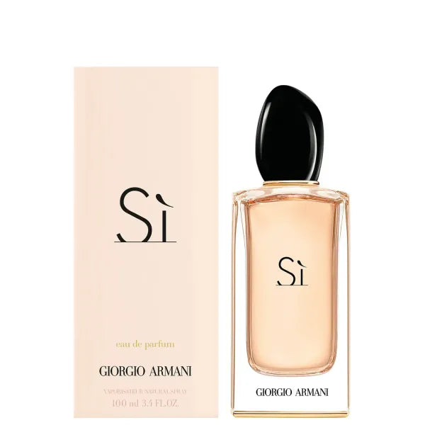 Armani Si – sophisticated women’s perfume with blackcurrant, vanilla, and rose
