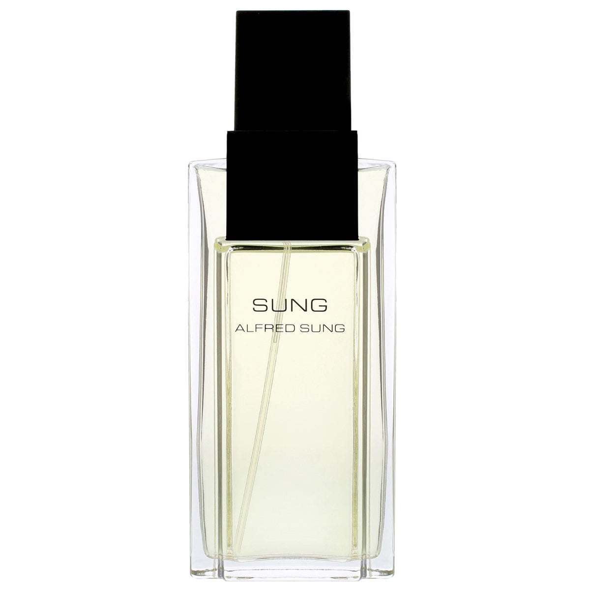 Sung by Alfred Sung Eau de Toilette with elegant clear design, known for its floral green composition.
