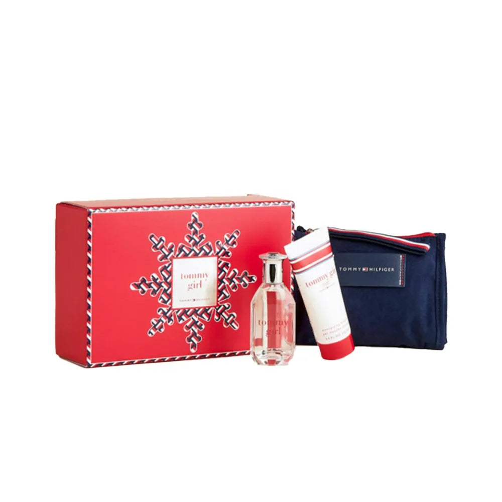 Tommy Girl gift set with fresh floral and citrus notes, perfect for everyday feminine wear.
