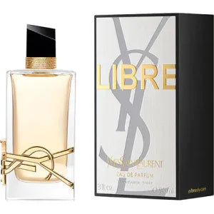 YSL Libre with lavender, orange blossom, and musk for a bold, feminine fragrance.
