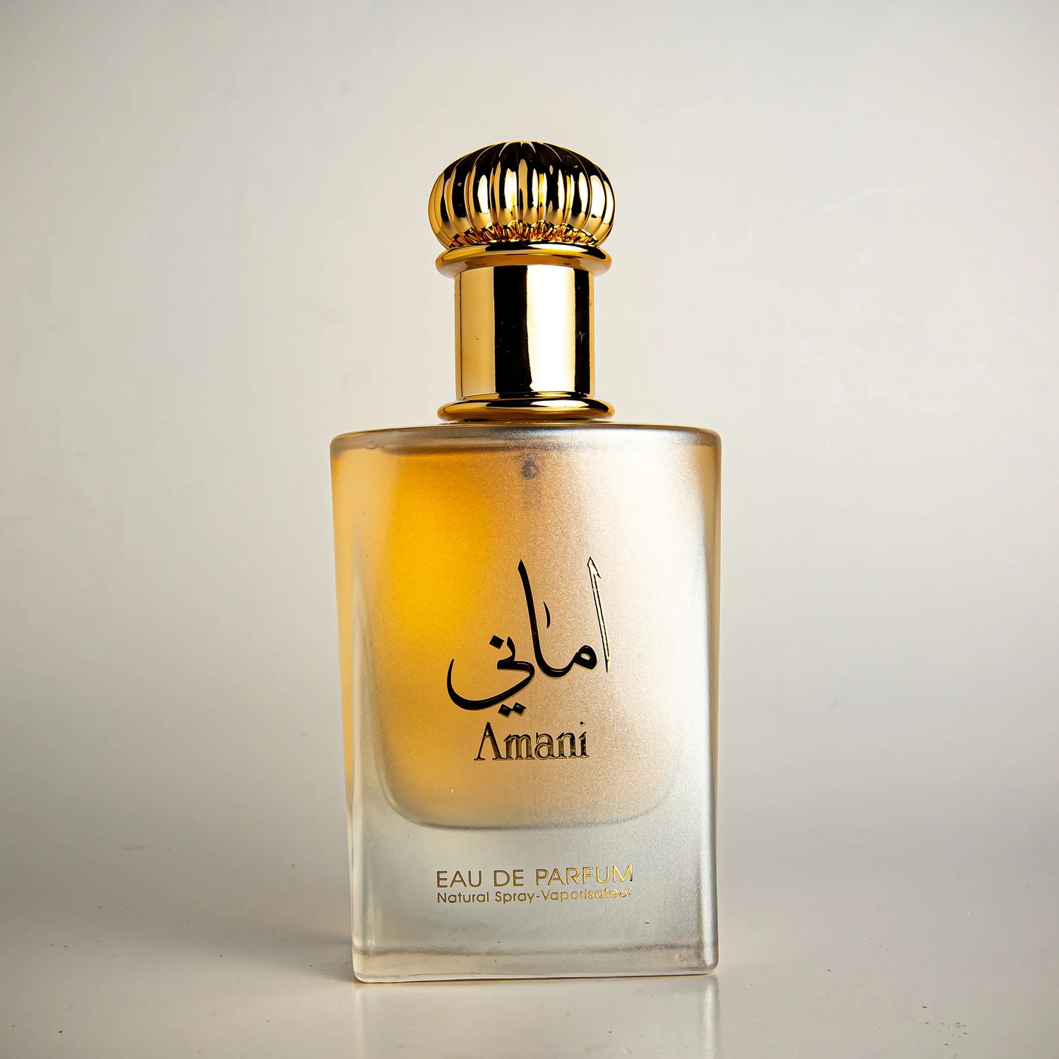 Amani perfume bottle - exotic oriental fragrance with rich spices and musk.
