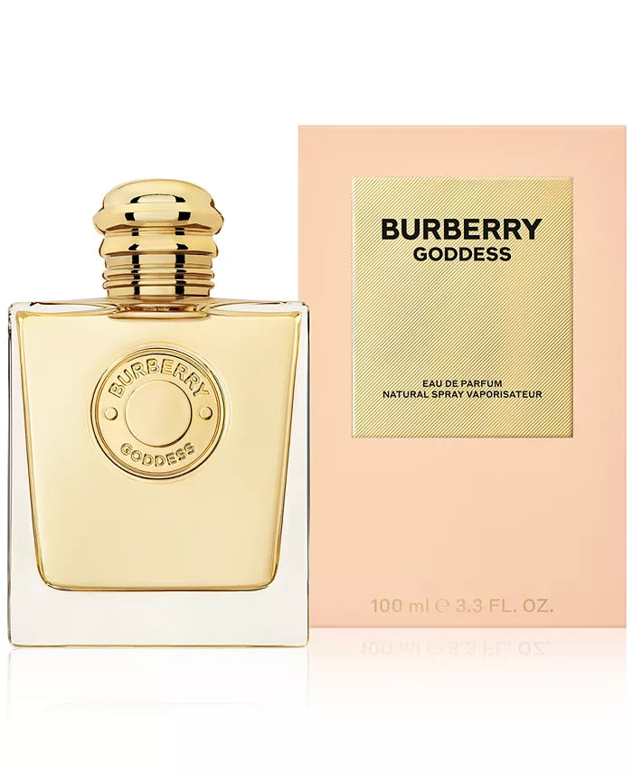 Burberry Goddess Eau de Parfum, a fragrance known for its unique blend of vanilla and lavender notes.
