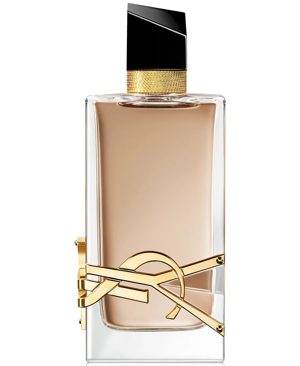 YSL Libre Flowers & Flames EDP – warm floral scent with coco-palm and lily, in golden desert-inspired bottle.

