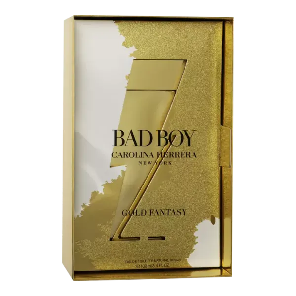 Carolina Herrera Bad Boy Gold Fantasy EDT Spray