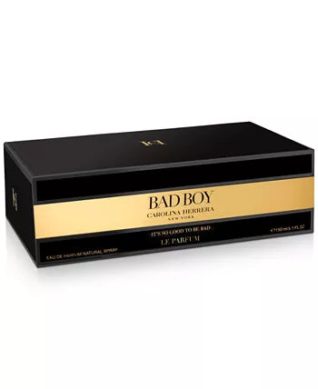 Carolina Herrera Bad Boy with warm spices and amber for a bold, modern masculine fragrance.
