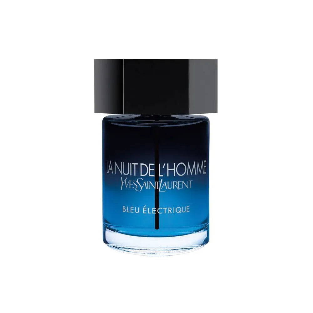 Yves Saint Laurent La Nuit De L'Homme Bleu Électrique Eau De Toilette for men.
