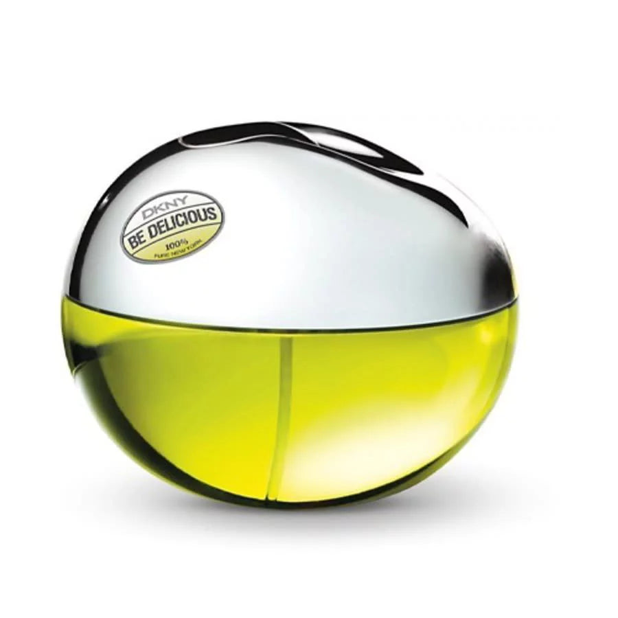 DKNY Be Delicious with fresh apple and floral notes, creating a vibrant and fruity scent.
