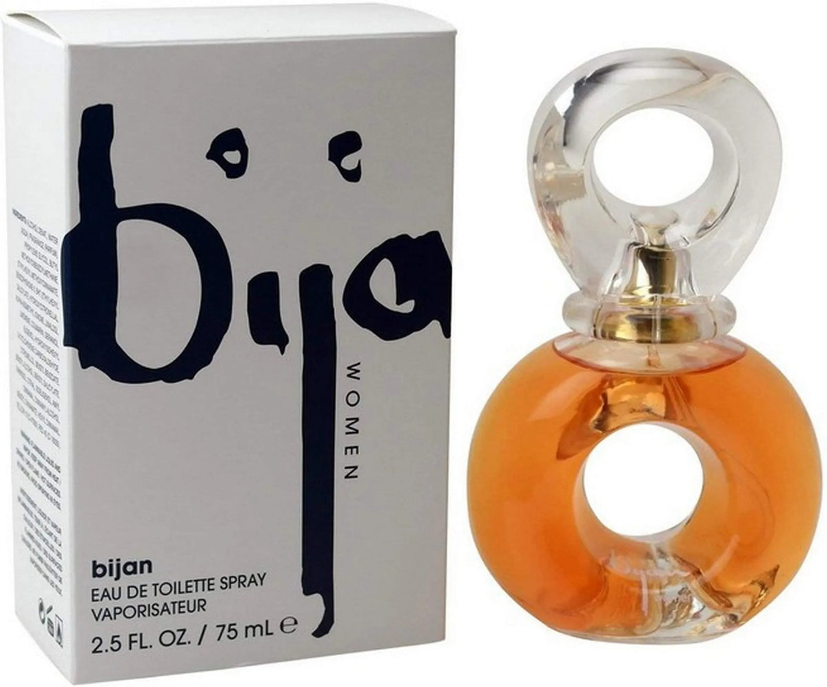 Bijan fragrance bottle - Elegant, spicy fragrance with floral and fruity notes for women.
