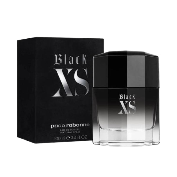Paco Rabanne Black XS Eau de Toilette spray bottle

