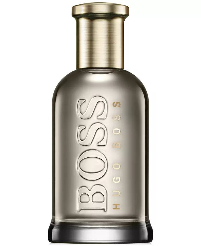 Hugo Boss Bottled Eau de Parfum with classic masculine bottle and warm spicy aroma.
