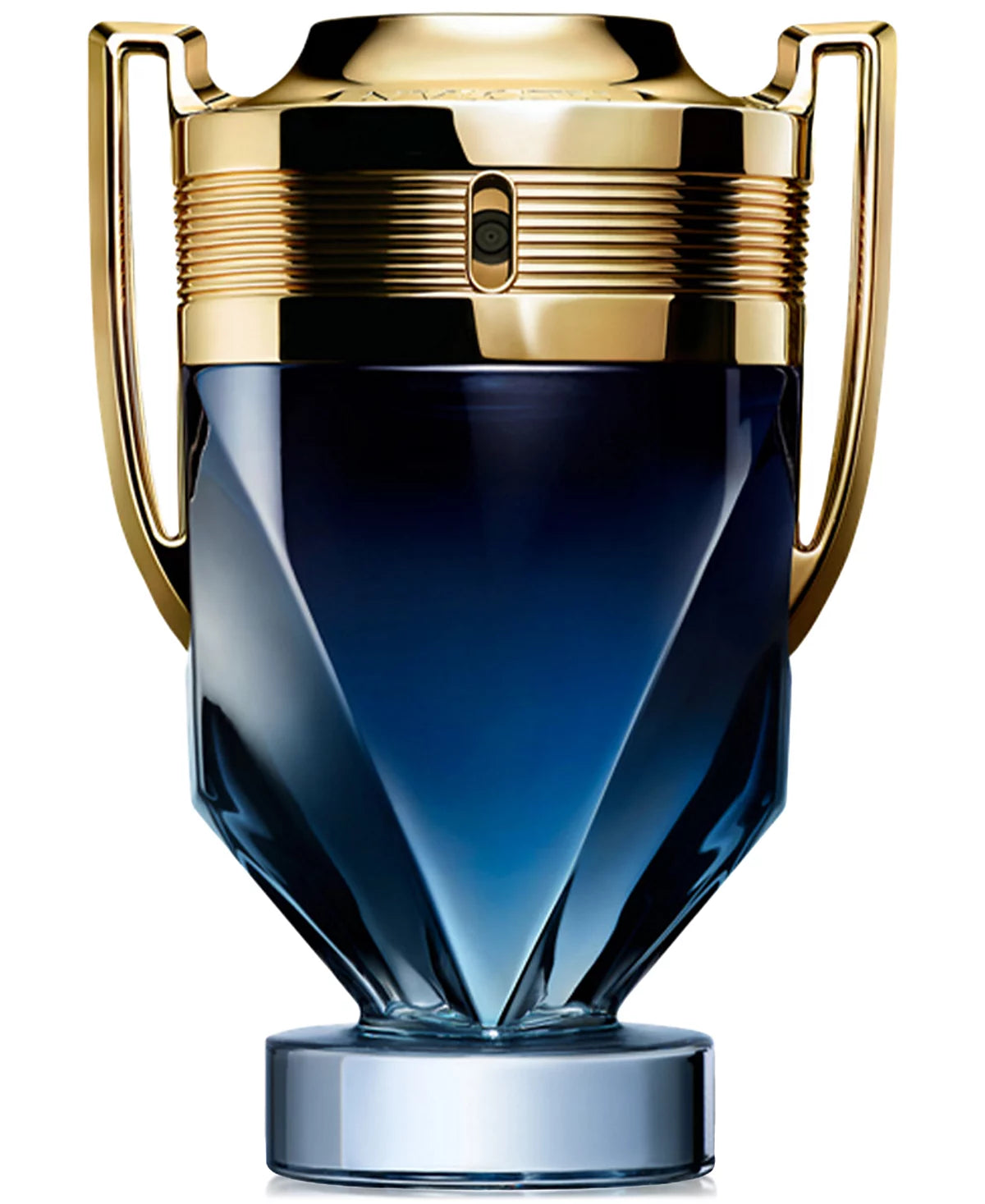 Perfume bottle with black and gold details – premium fragrance packaging
