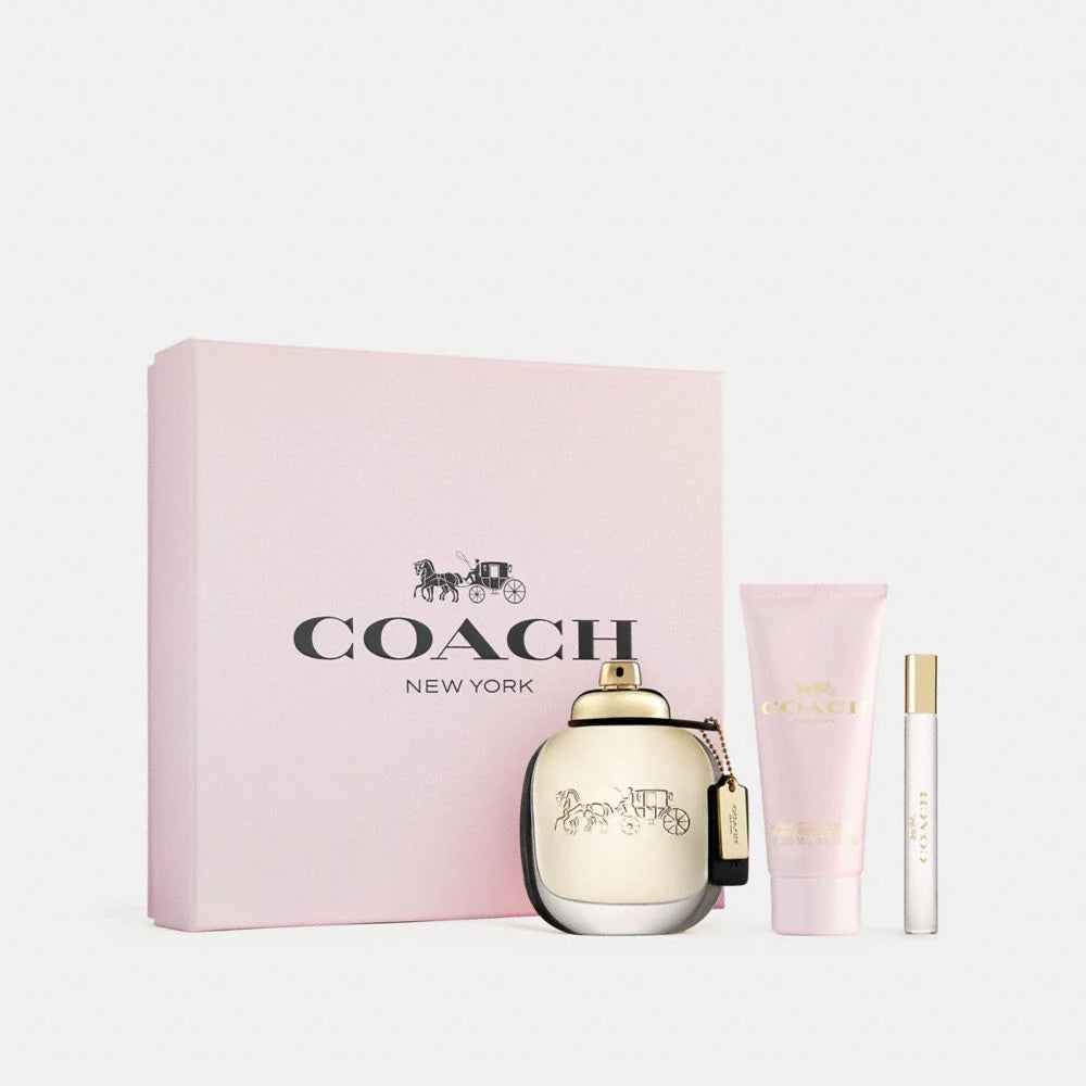 Coach Eau de Parfum - refined floral fragrance with woody undertones.
