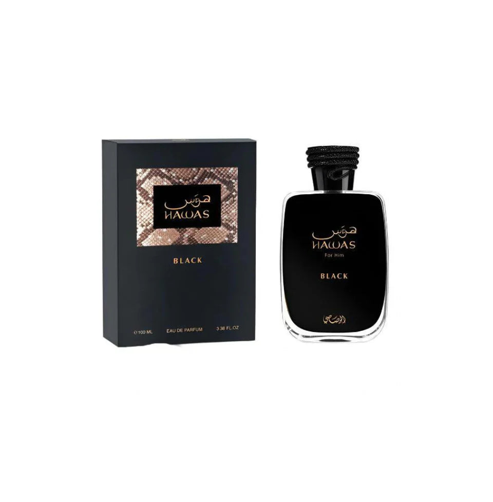 香水(男性用) Rasasi Hawas Black Rasasi Hawas Black Eau de Parfum Spray for Men – Perfume Loft