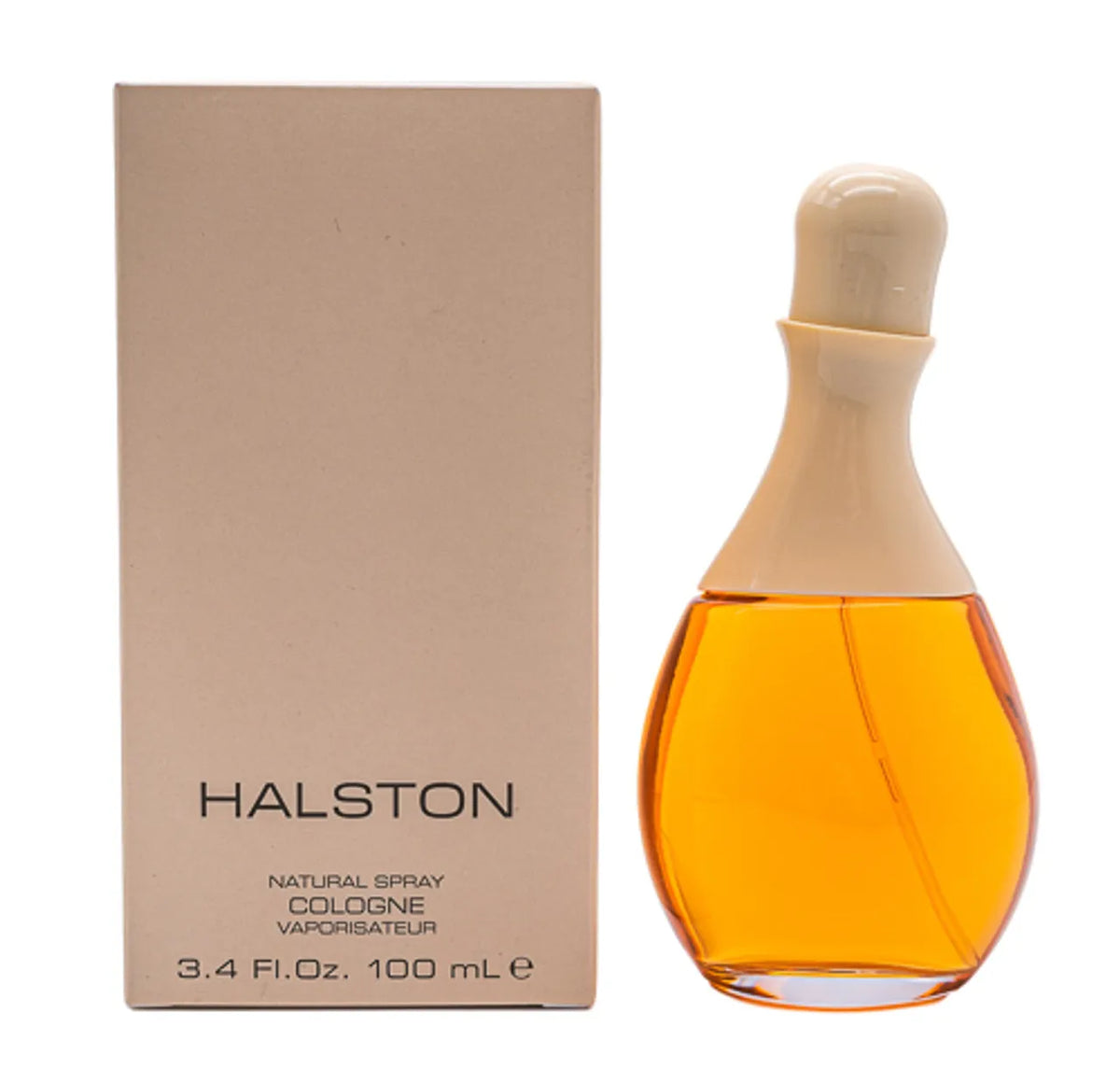 Halston Classic Natural Spray Cologne for Women floral, woody, and musky with green and jasmine notes.
