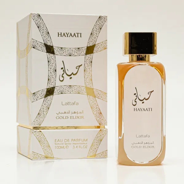 Hayaati by Lattafa – luxurious unisex fragrance with woody, spicy, and fruity oriental notes
