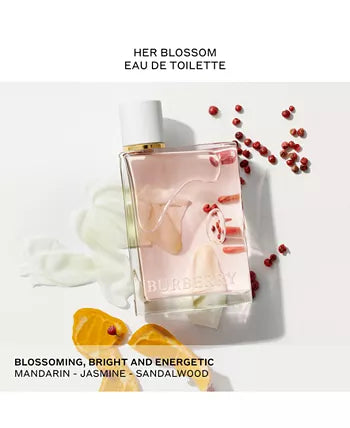 Her Blossom perfume with fresh floral and fruity notes, perfect for a lively feminine aroma.
