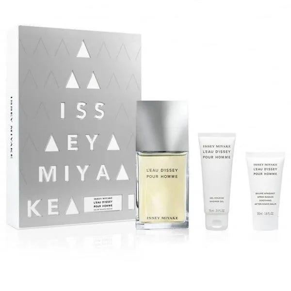 Issey Miyake L’Eau d’Issey Pour Homme Fraiche gift set – fresh aquatic men’s fragrance
