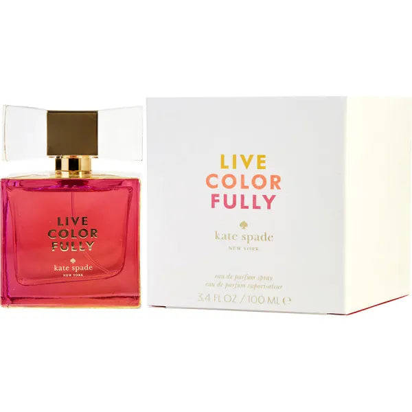 Kate Spade Live Colorfully EDP – bright citrus-floral fragrance in playful bottle.
