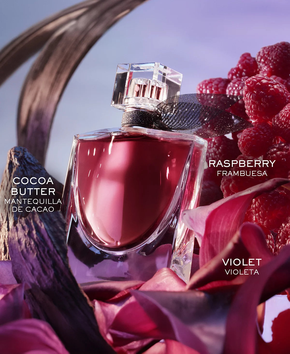 Elegant fragrance bottle – classic floral scent with an elegant woody base.
