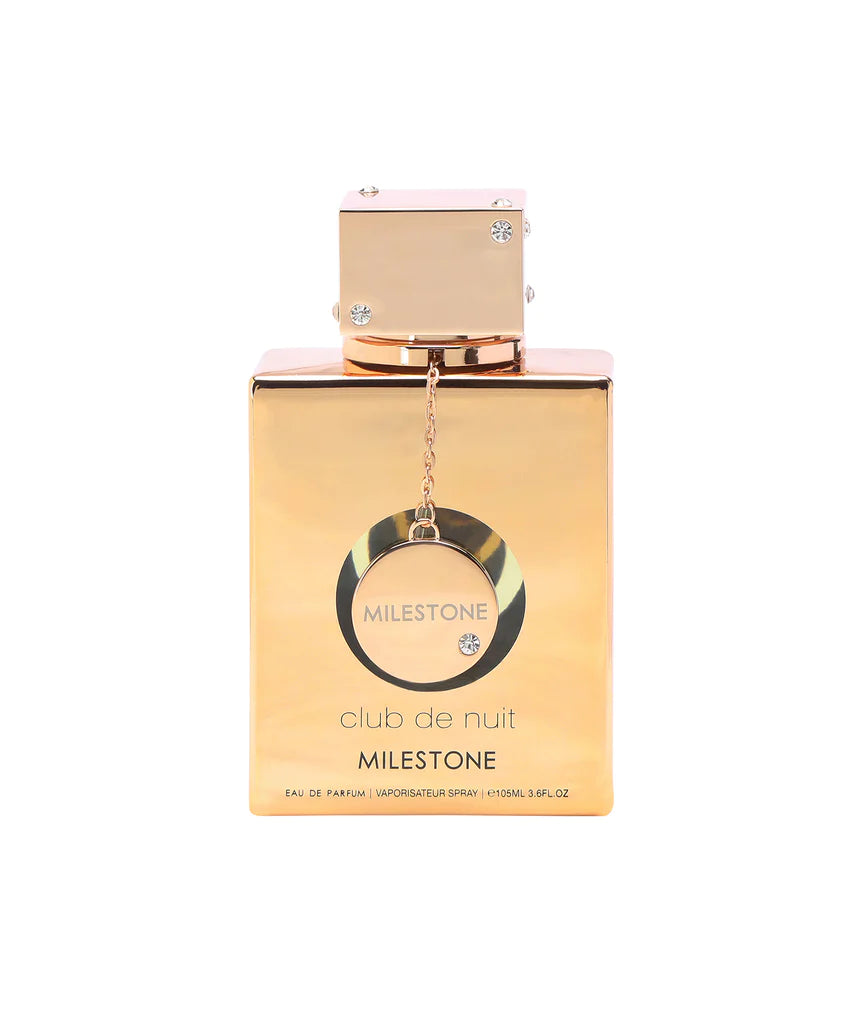 Club de Nuit Milestone – fresh marine unisex fragrance with green notes.
