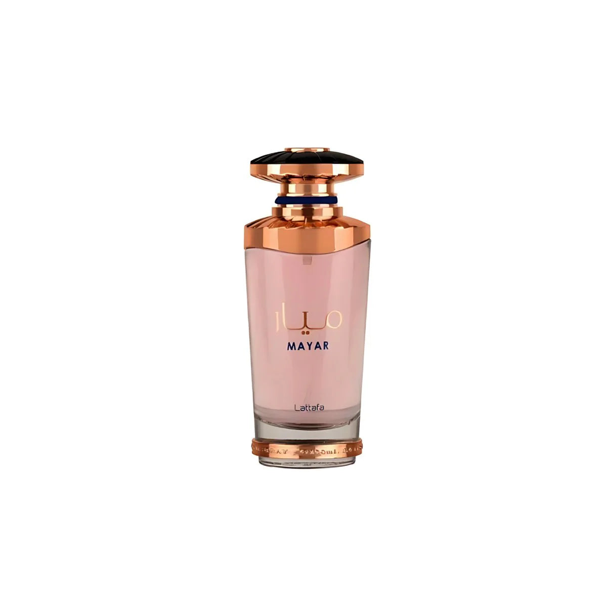 Modern men’s cologne in sleek deep blue design
