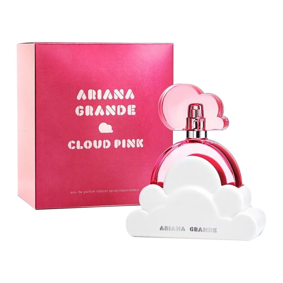 Soft pink-themed fragrance featuring sweet vanilla and floral accords for a delicate scent.
