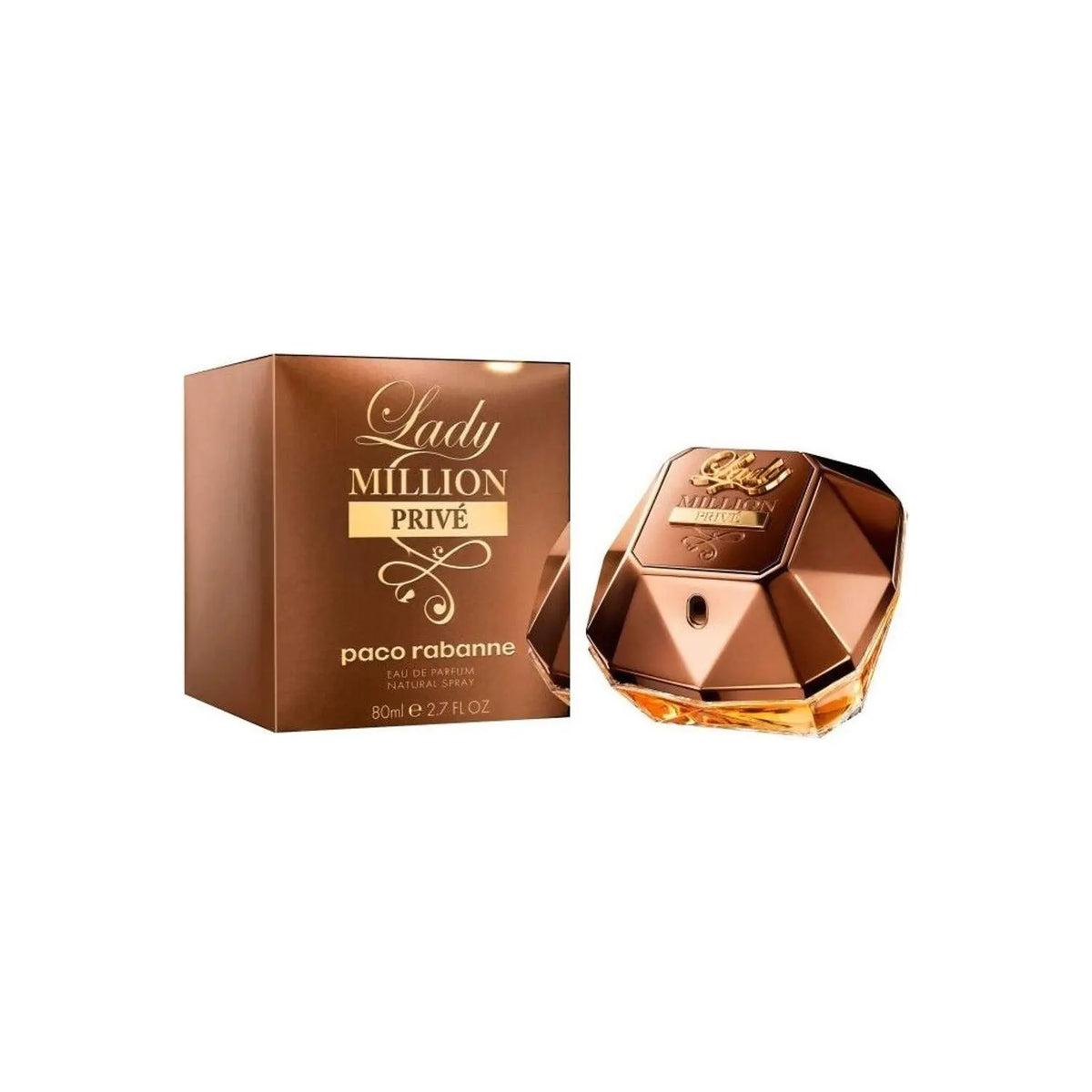 Armani Privé fragrance bottle rich amber packaging
