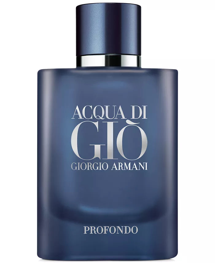 Armani Acqua di Giò Profondo Eau de Parfum oceanic blue bottle
