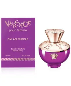 Purple perfume bottle - Rich floral and fruity fragrance with elegant, sweet notes.
