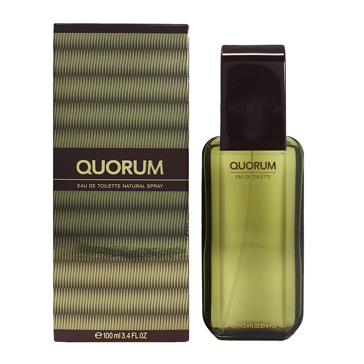 Quorum Eau de Toilette bottle and packaging on a white background