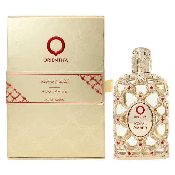 Royal Amber with deep amber and vanilla notes delivering warm richness.
