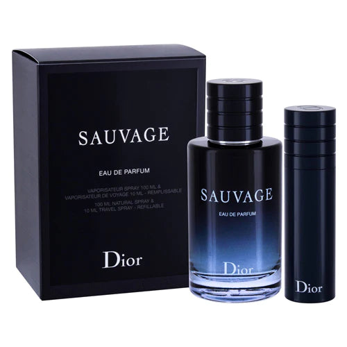Dior Sauvage EDP – fresh aromatic scent with spicy amber woods.

