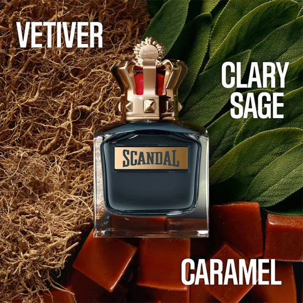 Scandal by Jean Paul Gaultier – intense, sweet gourmand scent with caramel and tonka bean.
