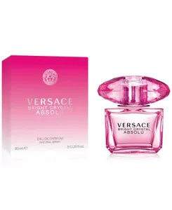 Versace Absolute Eau de Parfum – Intense, rich floral fragrance with woody amber depth in a luxury bottle.
