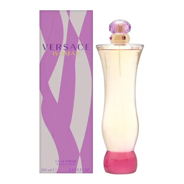 Versace Woman Eau de Parfum - Sensual floral scent with fruity and musky tones.
