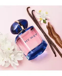 Giorgio Armani My Way Eau de Parfum Spray elegant pink and blue bottle
