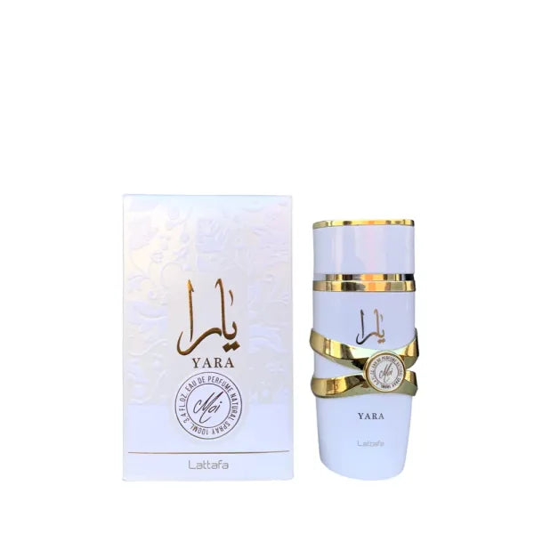 Yara – floral fragrance with a fresh, zesty opening and a soft floral heart.
